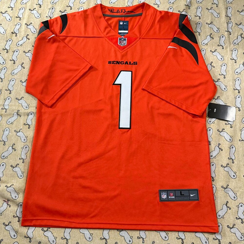 Nfl Orange Jersey #1 Cincinnati Bengals Chase